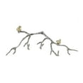 thumbnail image 1 of Benjara Decorative Wall Hook Branch Shaped with Birds Apogee, Silver and Gold, 1 of 5