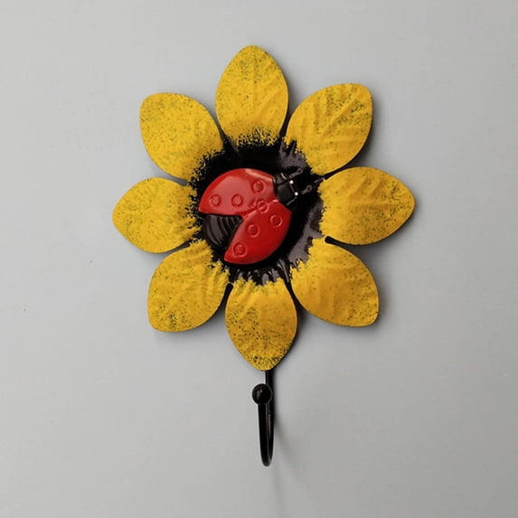 Decorative Wall Hooks Decor Decorative Wall Hanger Art Flower Iron Hook Flower Wall Hook Kitchen Hooks Wall Coat Hooks Child Hat
