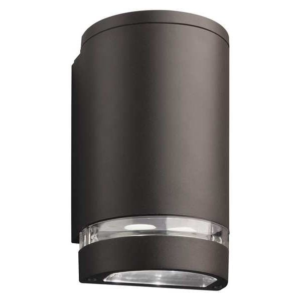 Elegant Bronze and Black LED Outdoor Cylinder Downlight, 4000K