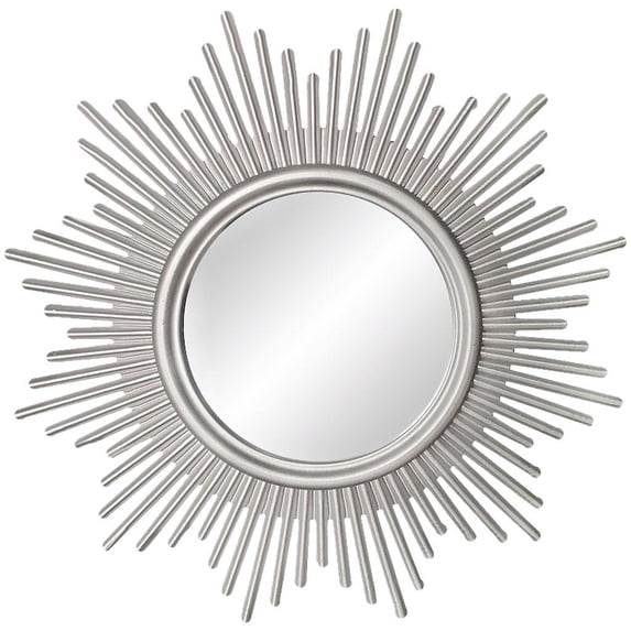 Decorative Wall Mirror - Small Round Mirrors, 9.8x9.8 Inch Circle Mirror for Bedroom Livingroom Hallway Entryway , A