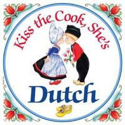 "DUTC Multicolor Decorative  Wall Plaque Kiss Dutch Cook... "