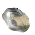 thumbnail image 1 of Decorative Waved Glass Tray Contemporary Appetizer Plate Snacks Serving Platter Tableware For Home Entertaining, 1 of 9