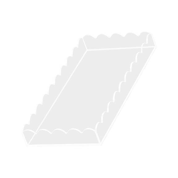 Decorative Waves Shape Acrylic Countertop Tray Moisture Resistant Bathroom Cosmetic Organizers