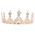 thumbnail image 1 of Decorative Wedding Party Accessory, Ideal for Cake Topping or Hair Adornment Gift Birthday Cake Crown, 1 of 8