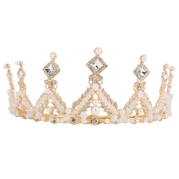 Decorative Wedding Party Accessory, Ideal for Cake Topping or Hair Adornment Gift Birthday Cake Crown