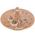 thumbnail image 1 of Decorative White Ceramic Ring Tray for Jewelry, Ring Cone and Trinket Tray with Raised Heart Design, 1 of 7