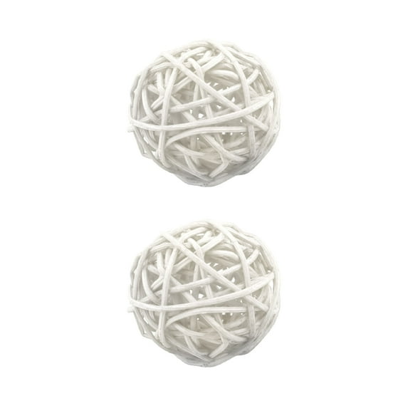 Decorative Wicker Vase Fillers, Pet toy Balls, Rattan Woven Pendants, Colorful Natural Material for Wedding, Party, Home Decor, Christmas, Bridal Shower, Outdoor Use