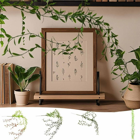 Decorative Wicker Wall Hanging with Rattan Weave for Indoor Wedding Decor and Boho Home Accents Featuring A Natural Green Fork Design for Rustic Farmhouse Living Rooms and Cozy Bedrooms Topliu