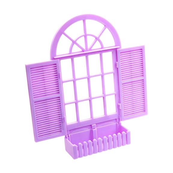 Plastic Tiny Flower Window Frame Decors For Dollhouses And Miniature Gardens
