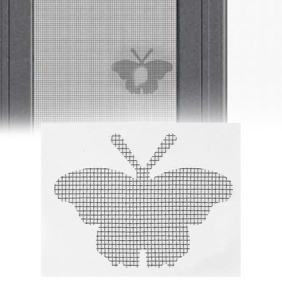 Decorative Window Screen Repair Patches, Cute Shapes, Self-Adhesive Mesh Repair Kit for Window Screens, Door Screens & Tents, Waterproof & Long-Lasting Screen Hole Fixer