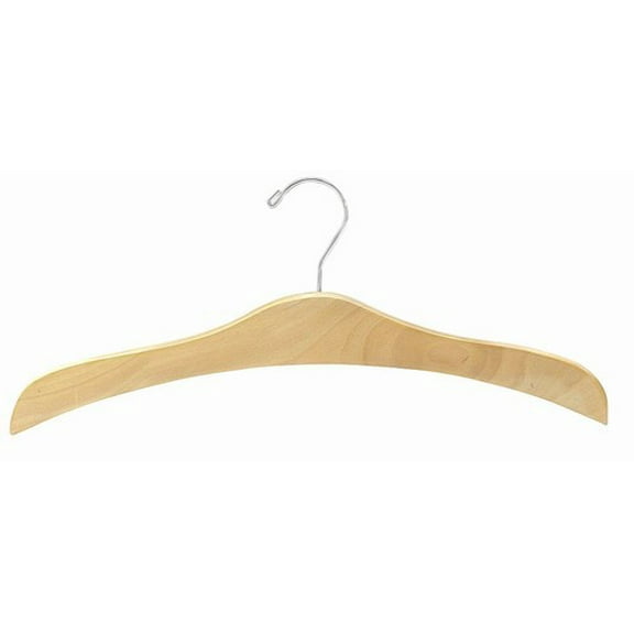 Decorative Wooden Dress Hanger (Natural)