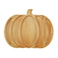 thumbnail image 1 of Decorative Wooden Pumpkin Platter | Modern Autumn Tableware | Party Food Display, 1 of 4