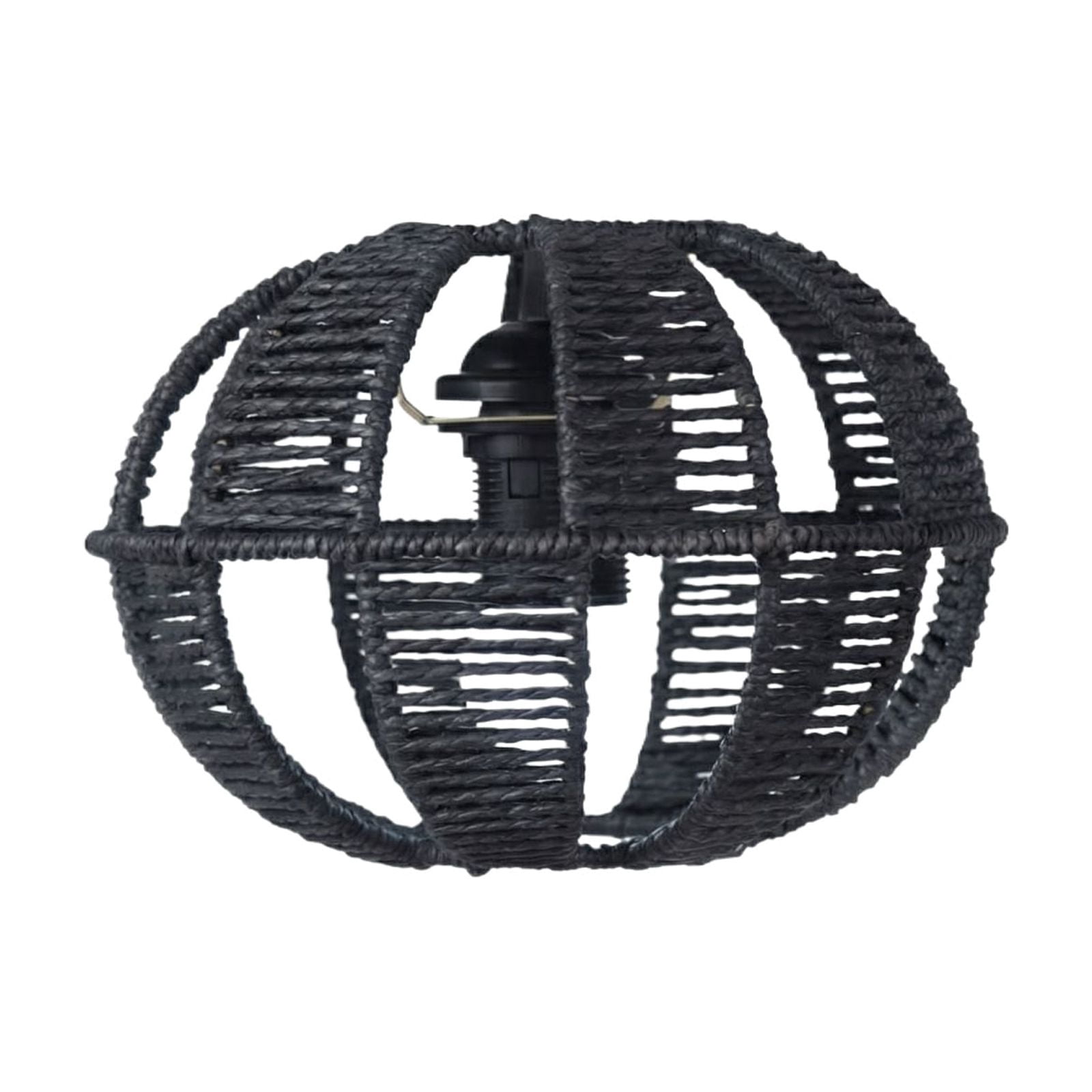 Decorative Woven Fabric Light Shade, Shabby Chic Pendant Lamp Replacement Cover, Elegant Hand-Crafted Ceiling Lighting Accessory, Soft Glow Lighting Decor for Studio
