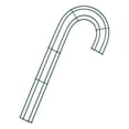 thumbnail image 1 of Decorative Wreath Frames for Floral Arrangements Star Heart Cane Shapes Home Decor, 1 of 7