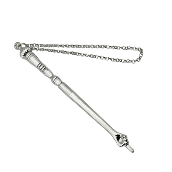 Decorative Yad Torah Pointer, Bible Reading Assistant with Chain