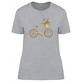 thumbnail image 1 of Decorative Yellow Bike T-Shirt Women -Image by Shutterstock, Female XX-Large, 1 of 2
