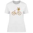 thumbnail image 1 of Decorative Yellow Bike T-Shirt Women -Image by Shutterstock, Female XX-Large, 1 of 2
