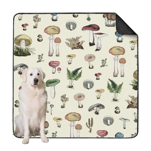 Decorative and Functional Pet Training Pad, Washable and Reusable for Crate and Home Use (Plant patterns, 72"x72")