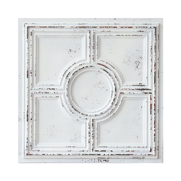 Decorative ceiling tile 3d embossed wall panels for Cafes and Bars PL37 Distress crack white black 10Pcs/pack