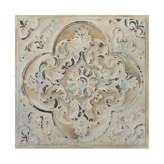 Decorative ceiling tile Vintage wall panels for Restaurant PL88 Distress crack multicolor white 10Pcs/pack