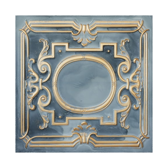 Decorative ceiling tiles Embossed ceiling panels for Cafes and Bars PL15 Smoked gold 10Pcs/pack