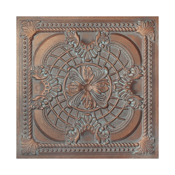 Decorative ceiling tiles Suspended Wall Panels for literary book bars PL31 Weathered copper 10Pcs/pack