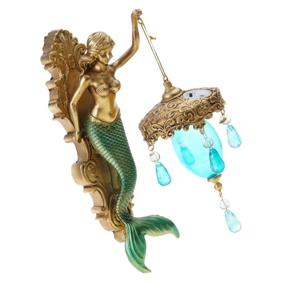 Decorative mermaids Sculpture Wall Lamp Elegant Base Night Light Indoor Lighting