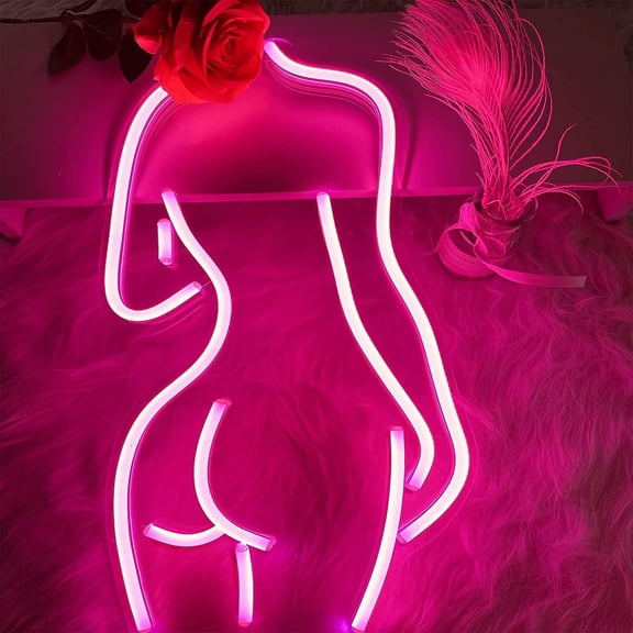 Decorative neon Lights,Beauty Shape Neon Light with USB Powered/LEDDecor Light, Wall Decor for Room Decorate