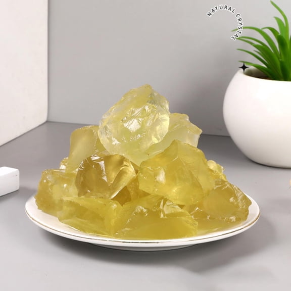 Decorative stones,Natural Crystal Stone White Powder Yellow Amethyst Stone Aromatherapy And Fragrant Stone Home