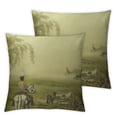 thumbnail image 1 of Decorative velvet pillowcase with double-sided design, Asian culture, traditional Chinese sofa, sofa, bed pillowcase 1 set of 2, various sizes, 1 of 7