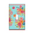 thumbnail image 1 of Decorator Switch or Receptacle Pioneer Floral Outlet Wall Plate,Size 1-Gang 2.8" x 4.5”, Polycarbonate Thermoplastic Electrical Switchplate Home Decor for Kitchen Living Room Bedroom Decorate, 1 of 6