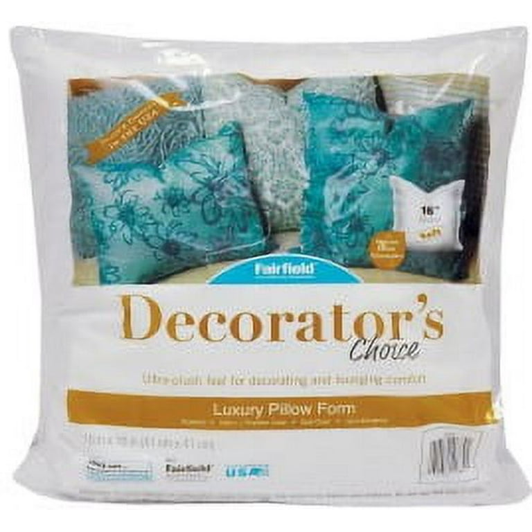 Fairfield Decorator's Choice Luxury Pillow Form, 16in x 16in