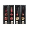 thumbnail image 1 of Decoris 170186 Christmas Tree Topper  Glass - Red - pack of 12, 1 of 1