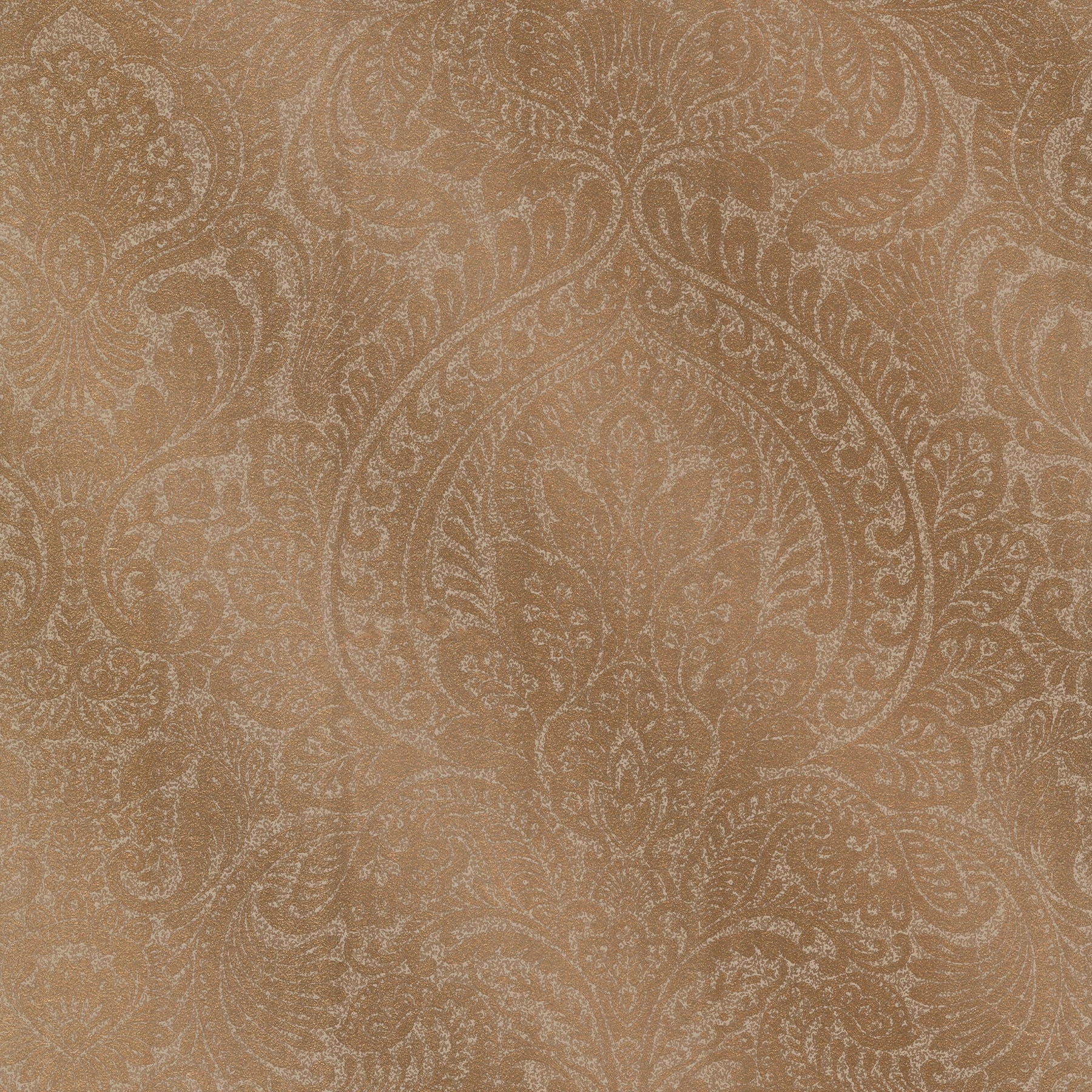Decorline Alistair Copper Damask Wallpaper