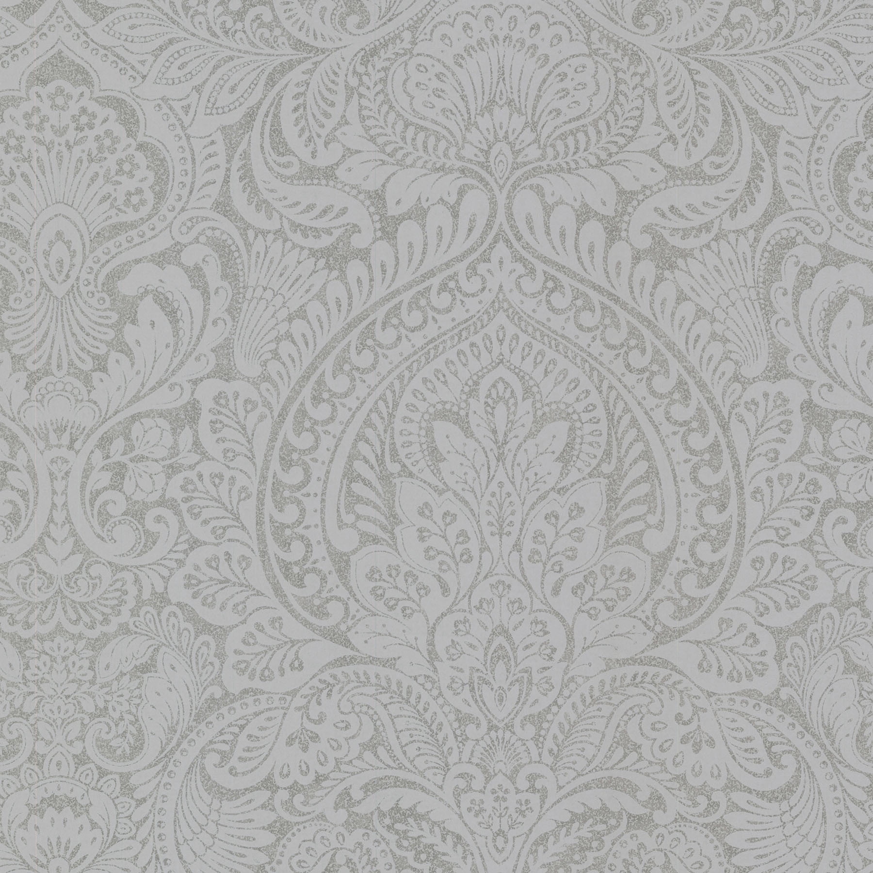 Decorline Alistair Pewter Damask Wallpaper