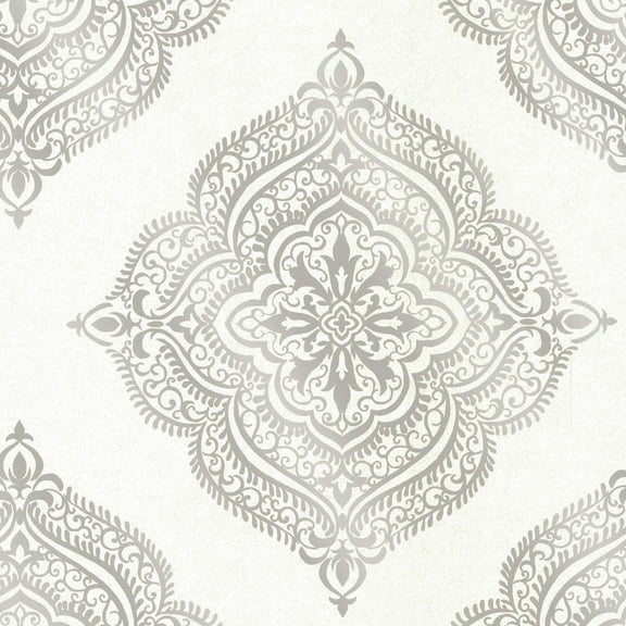 Decorline Capella Cream Medallion Wallpaper