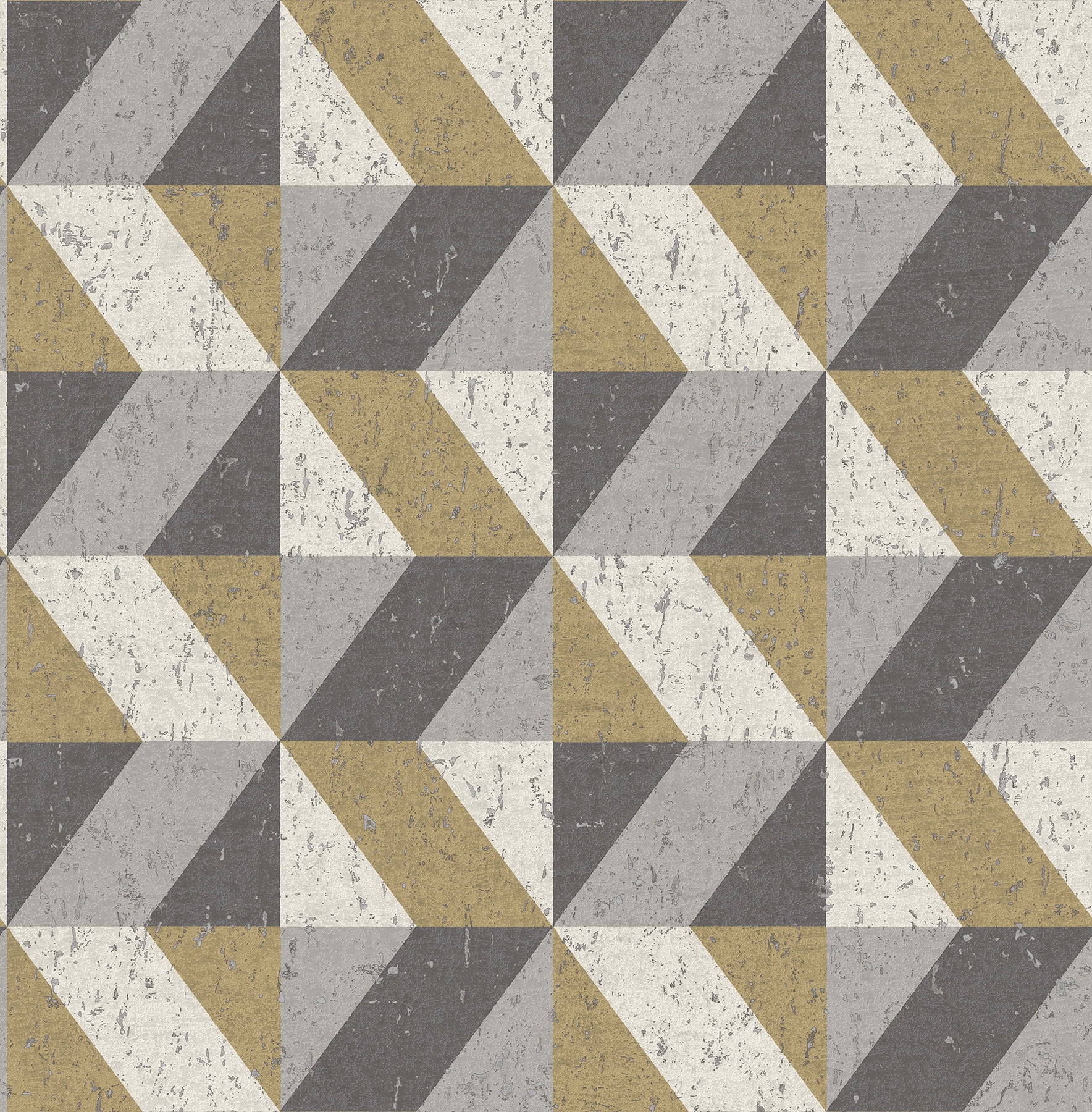 Decorline Cerium Moss Concrete Geometric Wallpaper