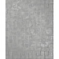 thumbnail image 1 of Decorline Cubist Silver Geometric Wallpaper, 20.5-in by 33-ft, 56.4 sq. ft, 1 of 3