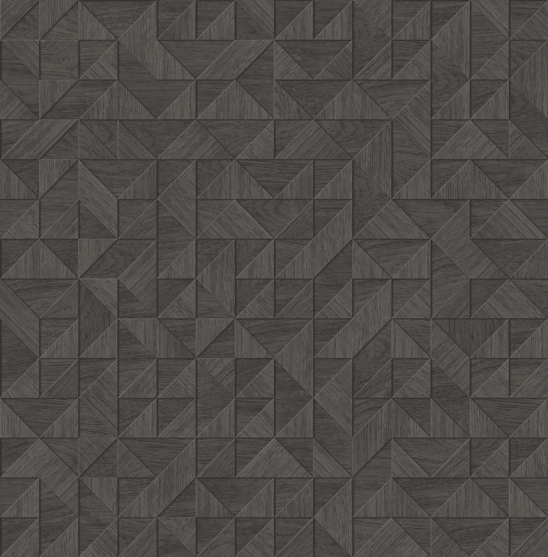 Decorline Gallerie Black Triangle Geometric Wallpaper