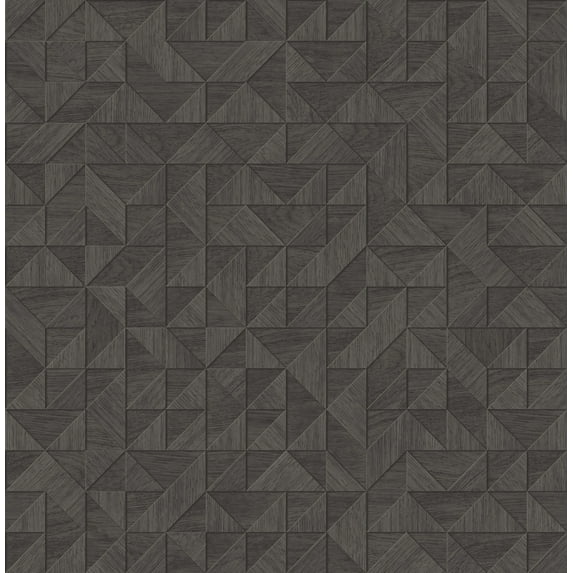 Decorline Gallerie Black Triangle Geometric Wallpaper