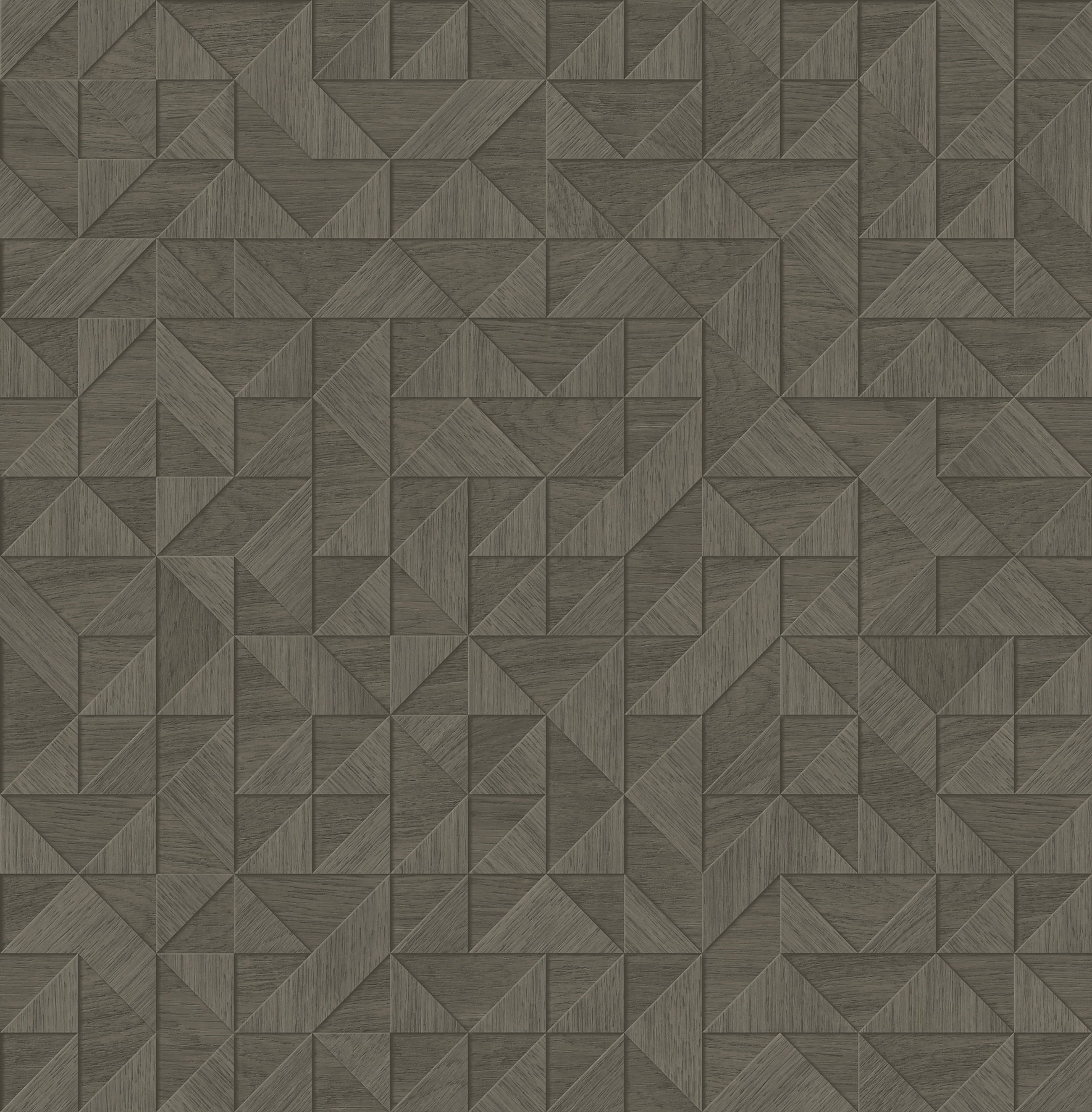 Decorline Gallerie Dark Grey Triangle Geometric Wallpaper