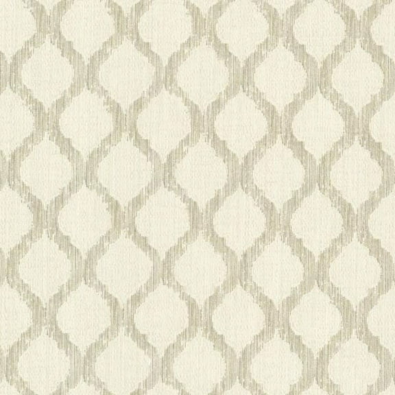 Decorline Jasper Champagne Fretwork Trellis Wallpaper