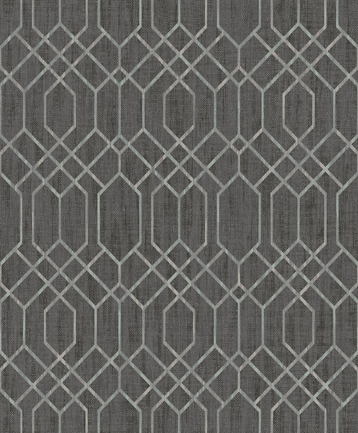 Decorline Lyla Brown Trellis Wallpaper