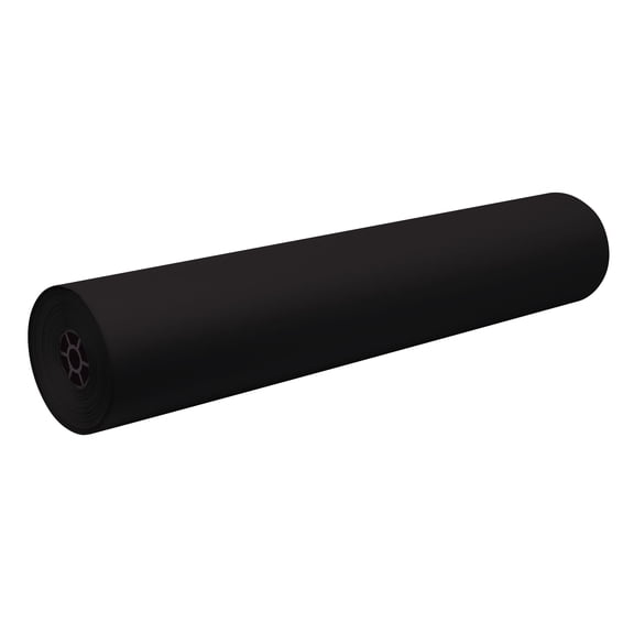 Decorol, PAC101209, Flame-Retardant Art Paper Roll, 1 / Roll, Black