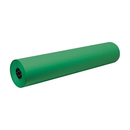 Decorol Flame Retardant Art Paper Roll, 36 Inches x 1000 Feet, Festive Green