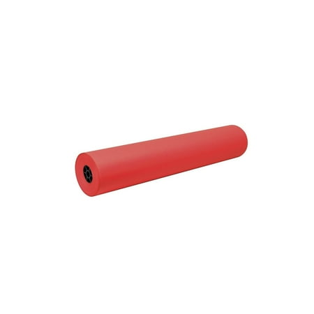 Decorol Flame Retardant Art Paper Roll, 36 Inches x 1000 Feet, Festive Red