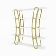thumbnail image 1 of Decorotika Adar Bookcase White And Gold, 1 of 6
