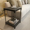 thumbnail image 1 of Decorotika Zenas 15" Wide Square Side End Table - Bendire Black, 1 of 6