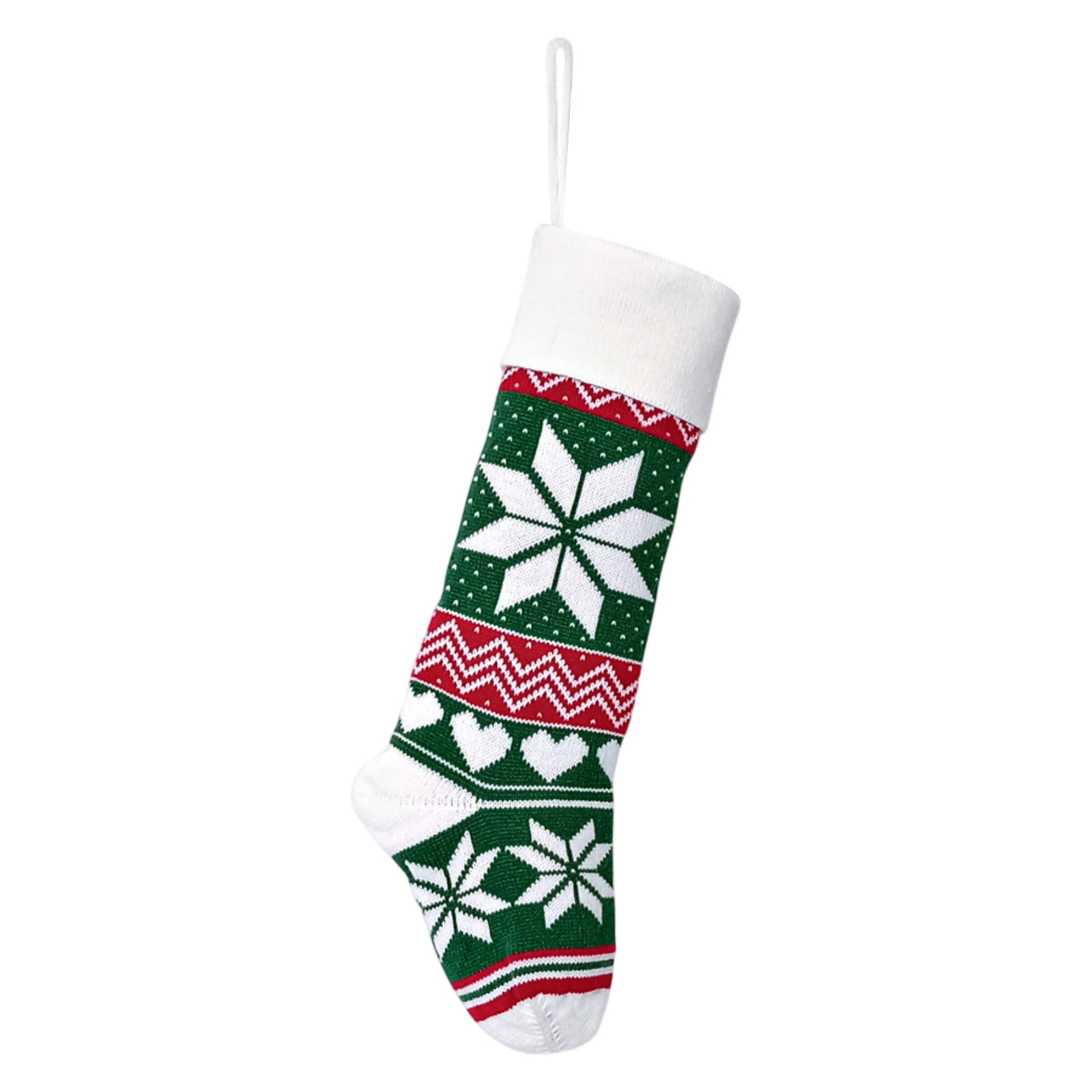 Decorr 1Pc NonWoven Fabric Christmas Stocking Luxurious Velvet