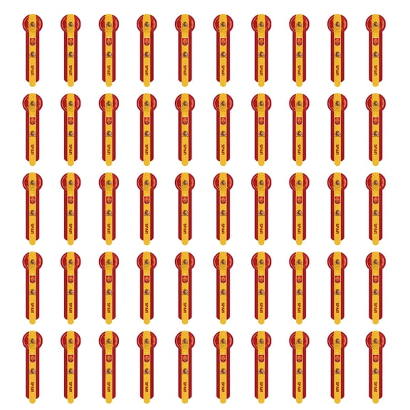 Decorr 24" Soccer Inflatable Cheer Sticks, 50PCS National Team Themed Balloon Sticks Thunder Boom Sticks, Reusable Inflatable Noisemakers for Stadium Watch Party & Fan Events (Spain)